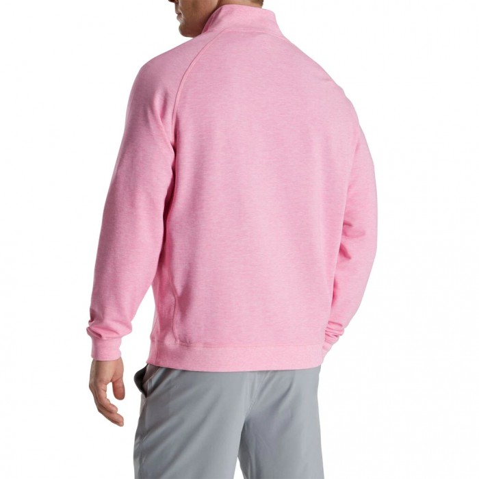 Chaquetas Footjoy Jersey Fleece Quarter-Zip Hombre Rosas | ES8532146