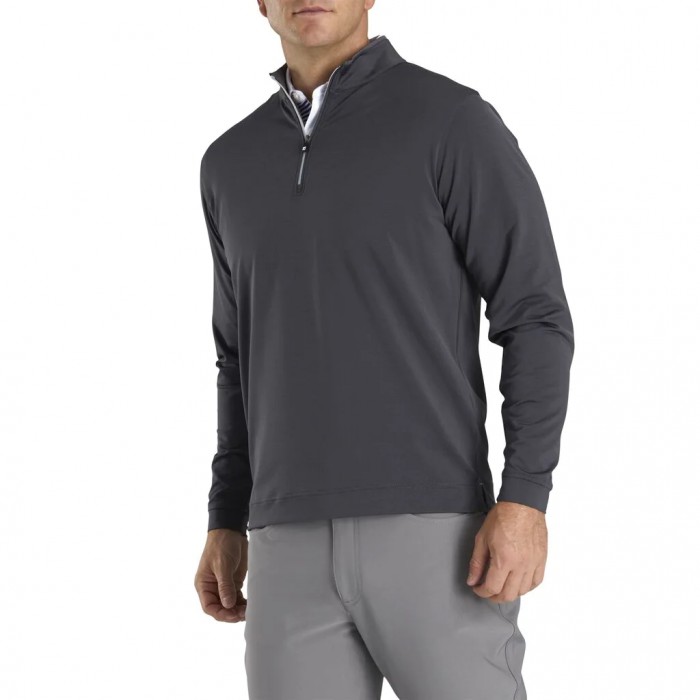 Chaquetas Footjoy Ligeros Quarter-Zip Hombre Negras | ES2195603