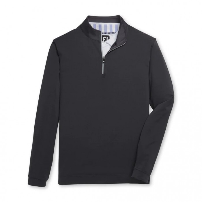 Chaquetas Footjoy Ligeros Quarter-Zip Hombre Negras | ES2195603