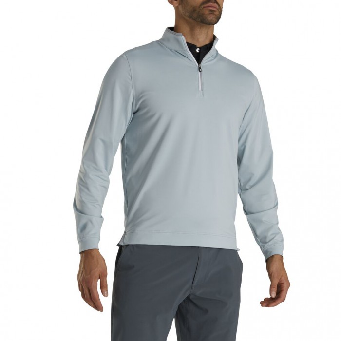 Chaquetas Footjoy Ligeros Quarter-Zip Hombre Gris Azules | ES5864103