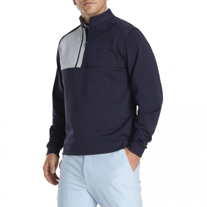 Chaquetas Footjoy Pique Deporte Mid-Layer Hombre Azul Marino | ES7095864