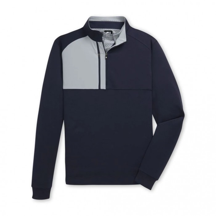 Chaquetas Footjoy Pique Deporte Mid-Layer Hombre Azul Marino | ES7095864