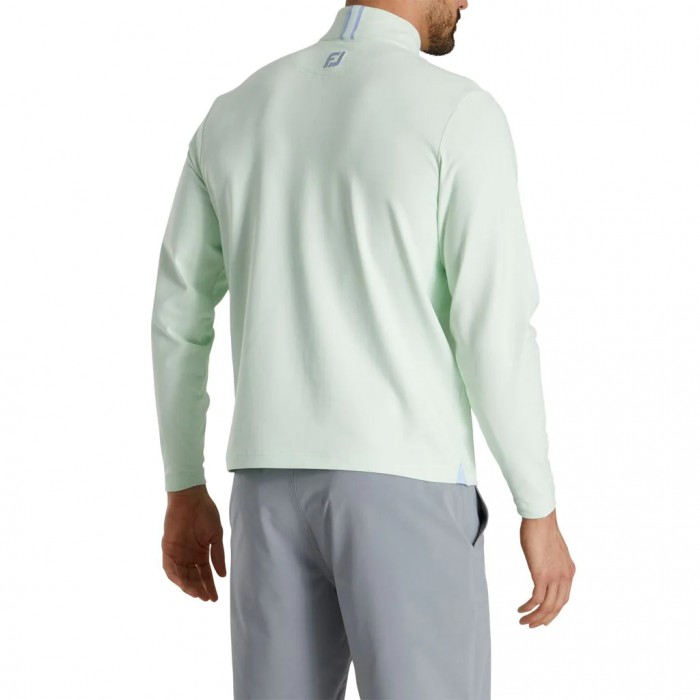 Chaquetas Footjoy Quarter-Zip Hombre Verde Menta | ES0697251