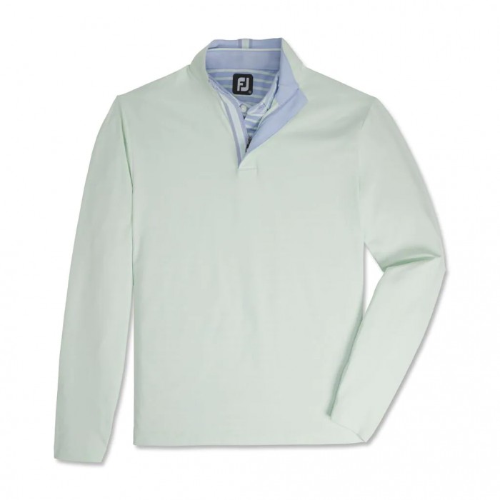 Chaquetas Footjoy Quarter-Zip Hombre Verde Menta | ES0697251