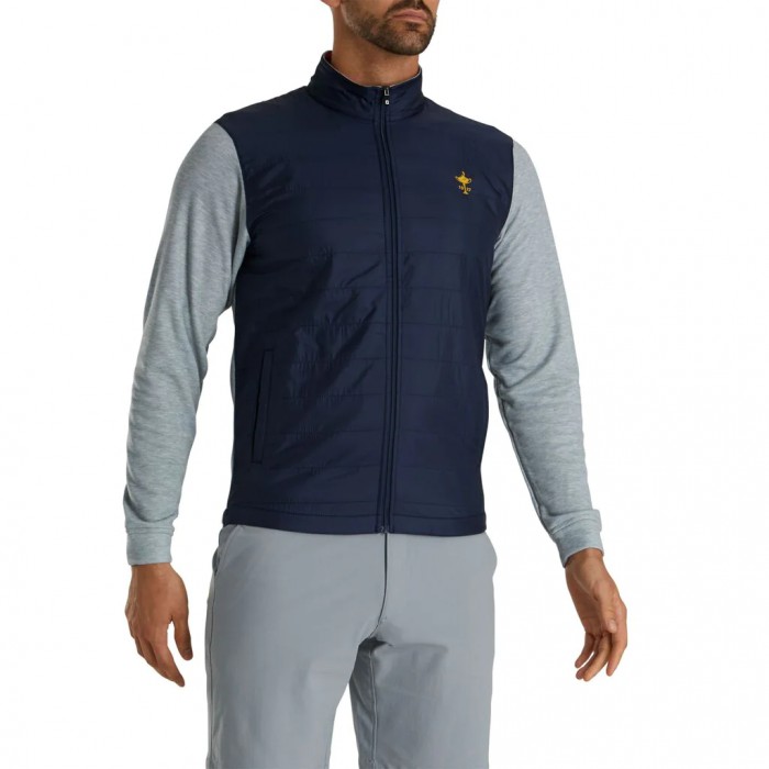 Chaquetas Footjoy Ryder Cup Trophy Hybrid Full-Zip Hombre Azul Marino Gris | ES9067142