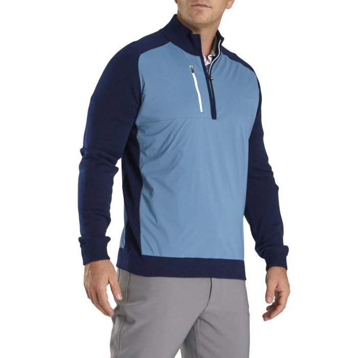 Chaquetas Footjoy Tech Sueter Hombre Azul Marino | ES0623879