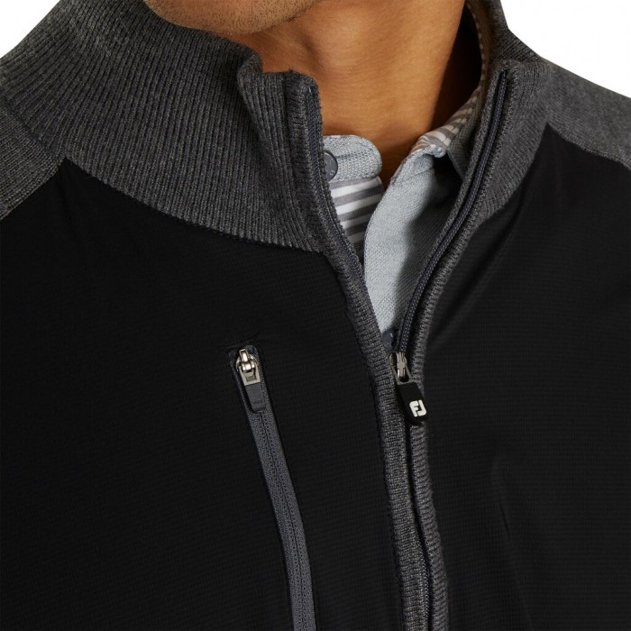 Chaquetas Footjoy Tech Sueter Hombre Negras | ES1042397