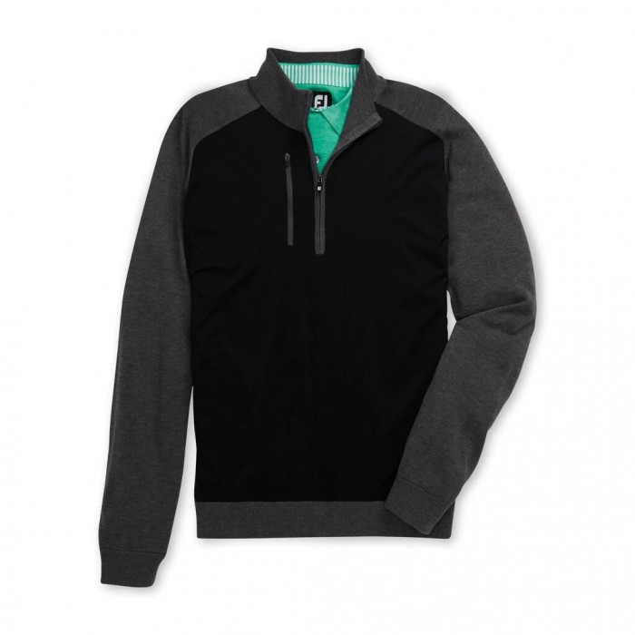 Chaquetas Footjoy Tech Sueter Hombre Negras | ES1042397