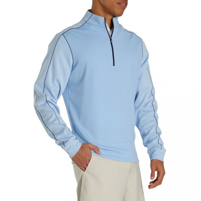 Chaquetas Footjoy Tonal Heather Mid-Layer Hombre Sky | ES1750834