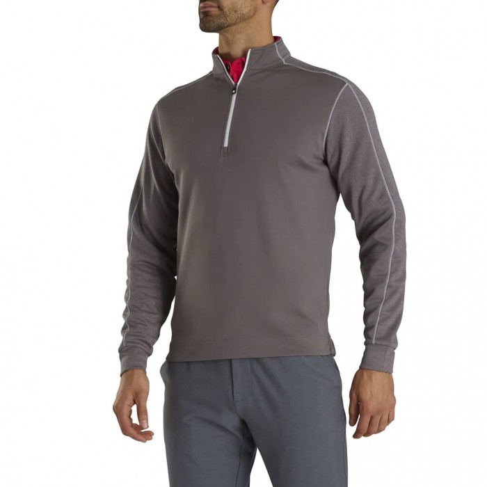 Chaquetas Footjoy Tonal Heather Mid-Layer Hombre Coal | ES5839712