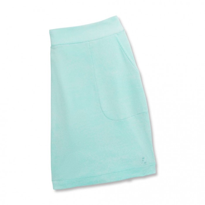 Falda Corta Footjoy Jacquard Knit Skort Mujer Aquamarine | ES0321496