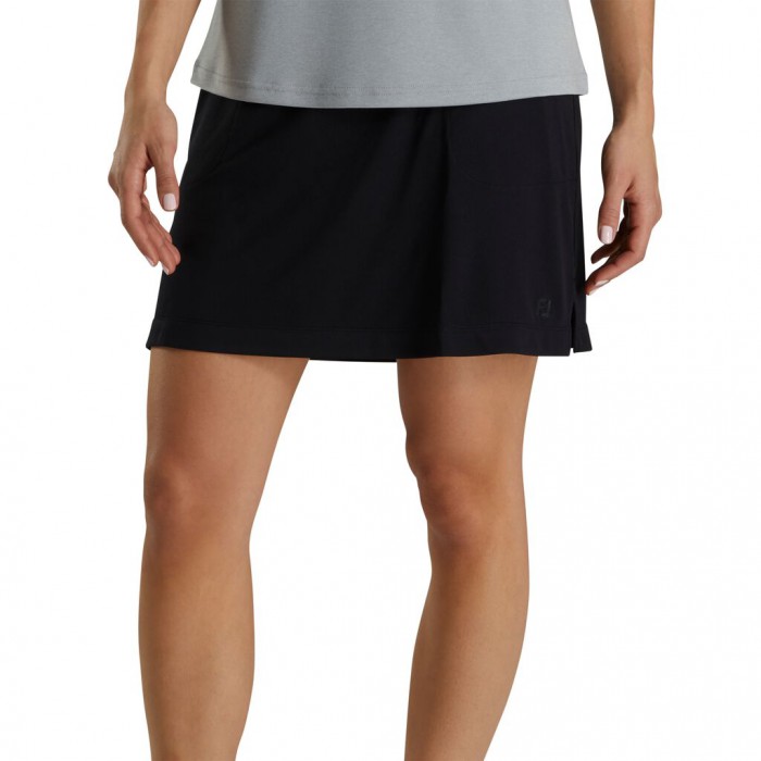 Falda Corta Footjoy Knit Skort Mujer Negras | ES3459026