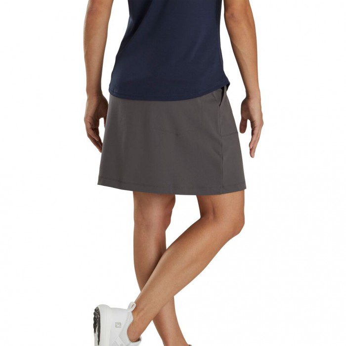 Falda Corta Footjoy Performance Knit Skort Mujer Charcoal | ES2934506