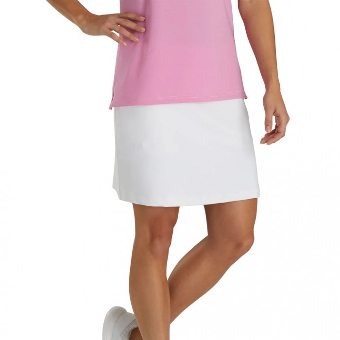 Falda Corta Footjoy Performance Knit Skort Mujer Blancas | ES4751628