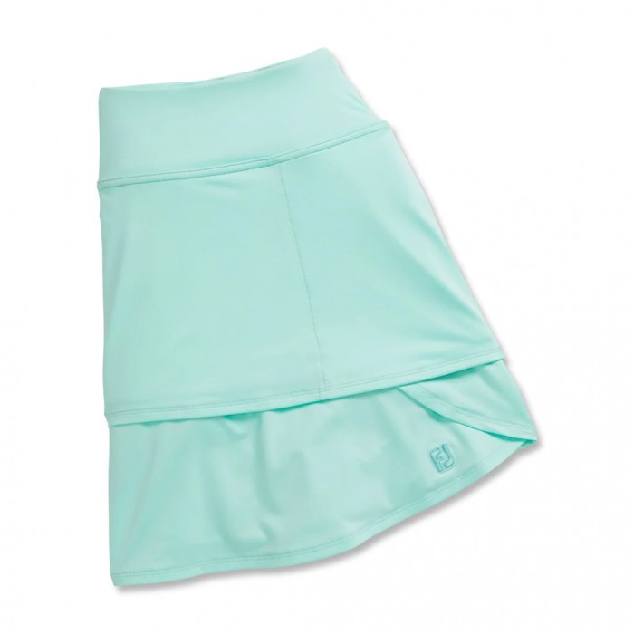 Falda Corta Footjoy Performance Layered Skort Mujer Aquamarine | ES5098632