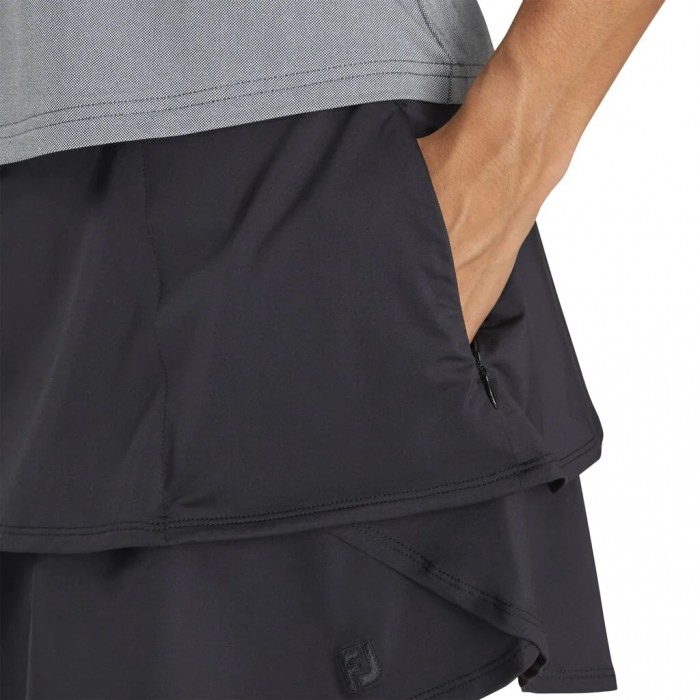 Falda Corta Footjoy Performance Layered Skort Mujer Negras | ES7563890