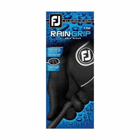 Guantes De Golf Footjoy RainGrip Pair Hombre Negras | ES4967510