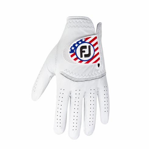 Guantes De Golf Footjoy StaSof Flag Hombre Blancas | ES8912760