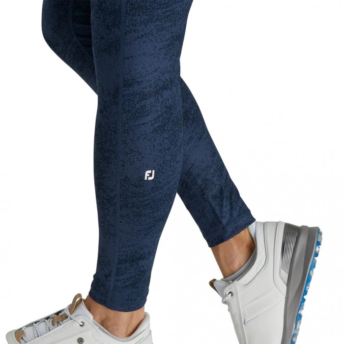 Leggings Footjoy Printed Mujer Azul Marino | ES1068435