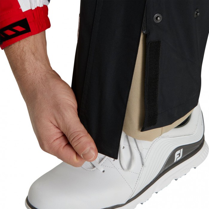 Pantalones Footjoy FJ HydroLite Rain Extra Long Hombre Negras | ES6895017