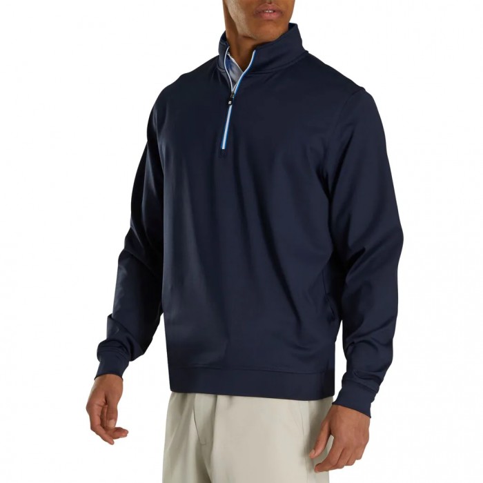 Pullover Footjoy Half-Zip Hombre Azul Marino | ES9042371