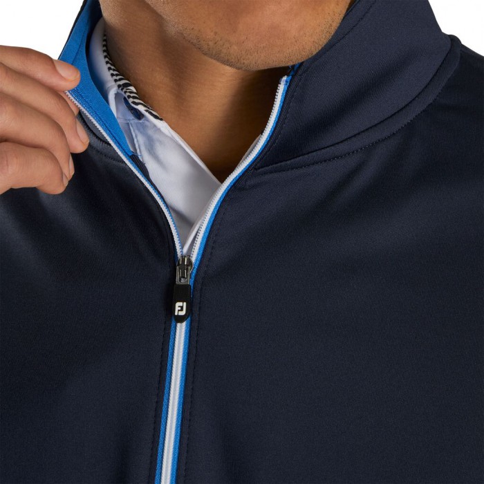 Pullover Footjoy Half-Zip Hombre Azul Marino | ES9042371