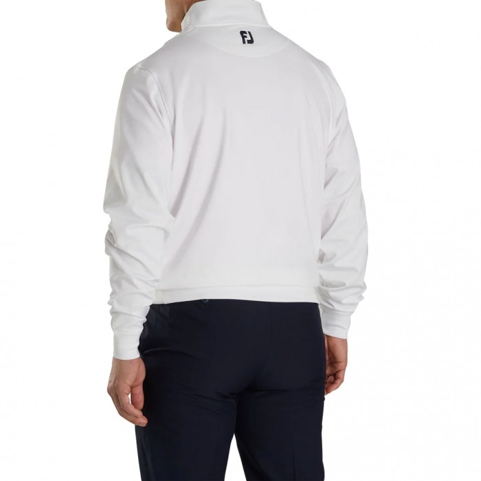 Pullover Footjoy Half-Zip Hombre Blancas | ES3602589