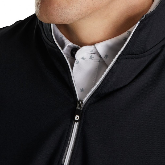 Pullover Footjoy Half-Zip Hombre Negras | ES3986102