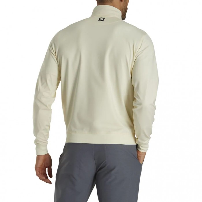 Pullover Footjoy Half-Zip Hombre Vanilla | ES0584923