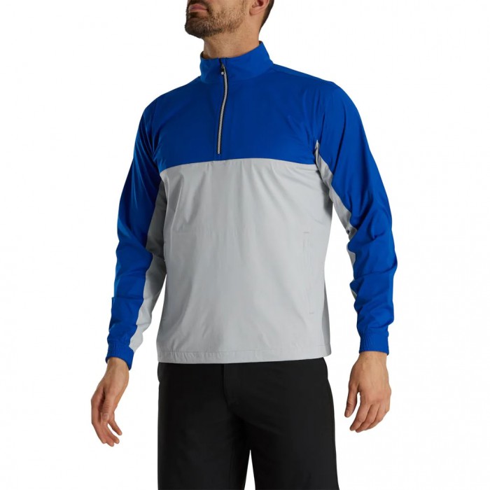 Pullover Footjoy HydroKnit Hombre Azul Real Plateadas | ES2096715