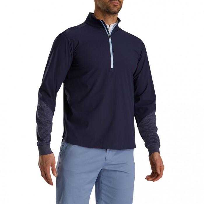 Pullover Footjoy HyperFlex Hombre Azul Marino Gris | ES5836702