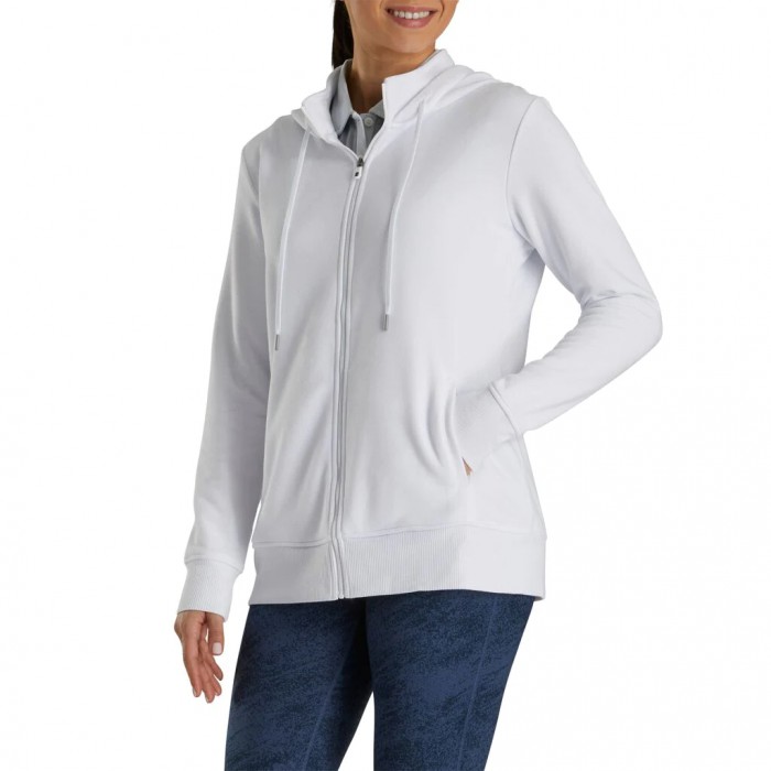 Sudadera Con Capucha Footjoy Full-Zip Mujer Blancas | ES4089615