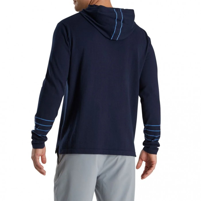 Sudadera Con Capucha Footjoy Sueter Hombre Azul Marino | ES8913652