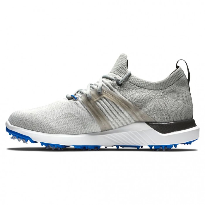 Zapatos Golf Con Pinchos Footjoy HyperFlex Hombre Gris Blancas Azules | ES4703516