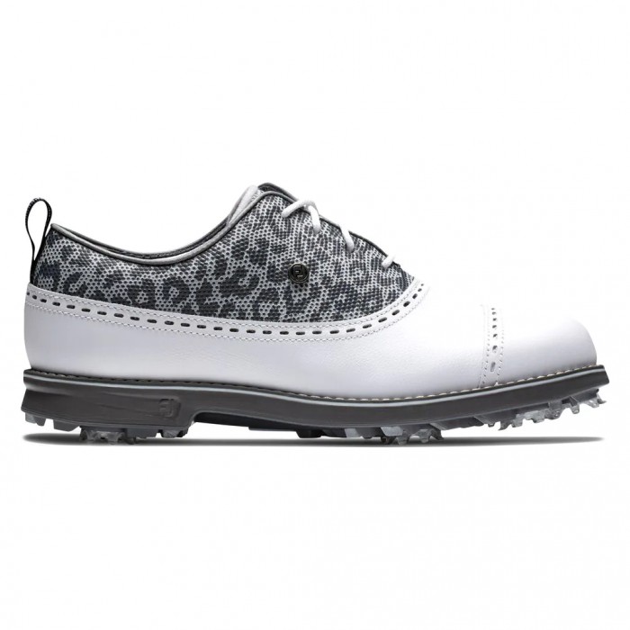 Zapatos Golf Con Pinchos Footjoy Premiere Series - Cap Puntera Mujer Blancas Leopardo | ES2913507