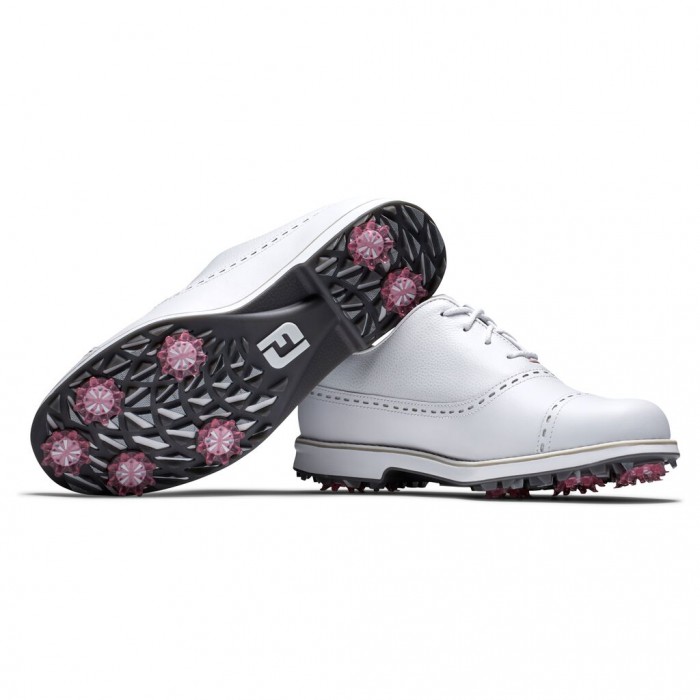 Zapatos Golf Con Pinchos Footjoy Premiere Series - Cap Puntera Mujer Blancas | ES3497582