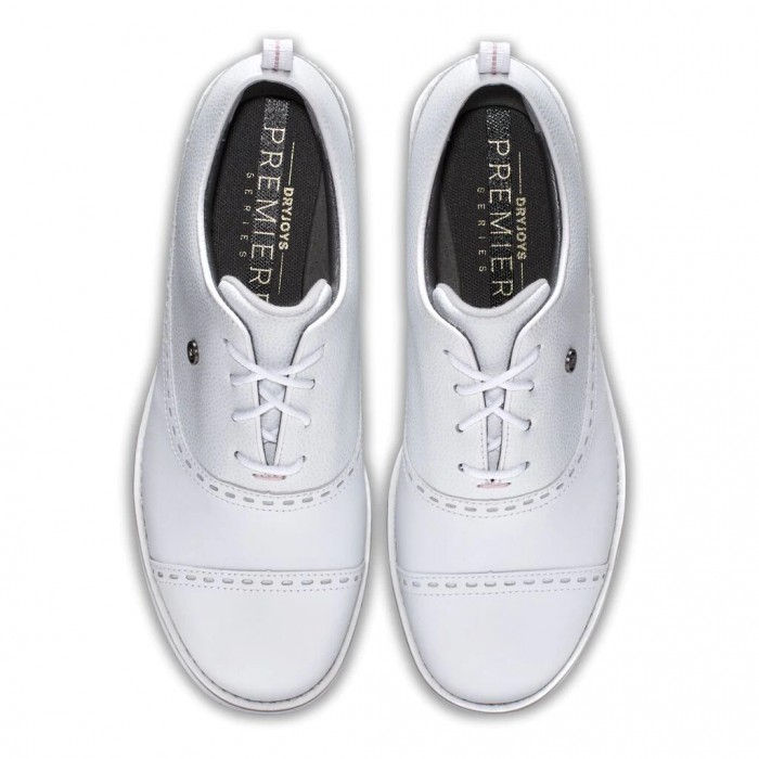 Zapatos Golf Con Pinchos Footjoy Premiere Series - Cap Puntera Mujer Blancas | ES3497582