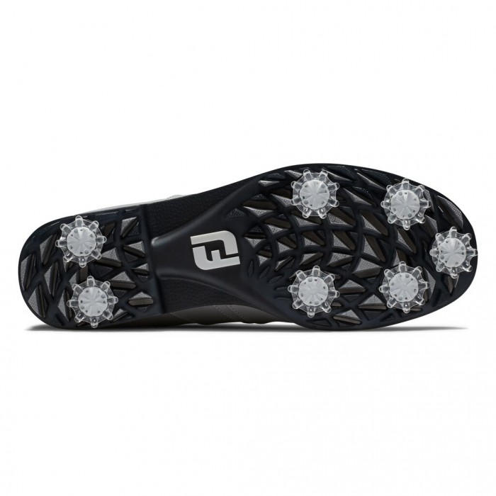 Zapatos Golf Con Pinchos Footjoy Premiere Series - Traditional Mujer Blancas Plateadas Moradas | ES4127396