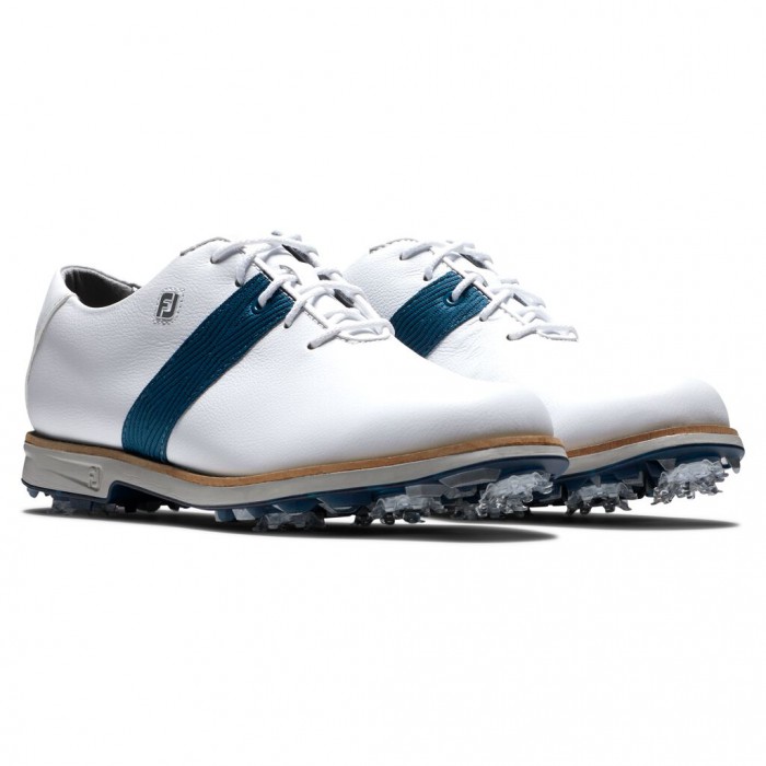 Zapatos Golf Con Pinchos Footjoy Premiere Series Mujer Blancas Azules | ES4167830