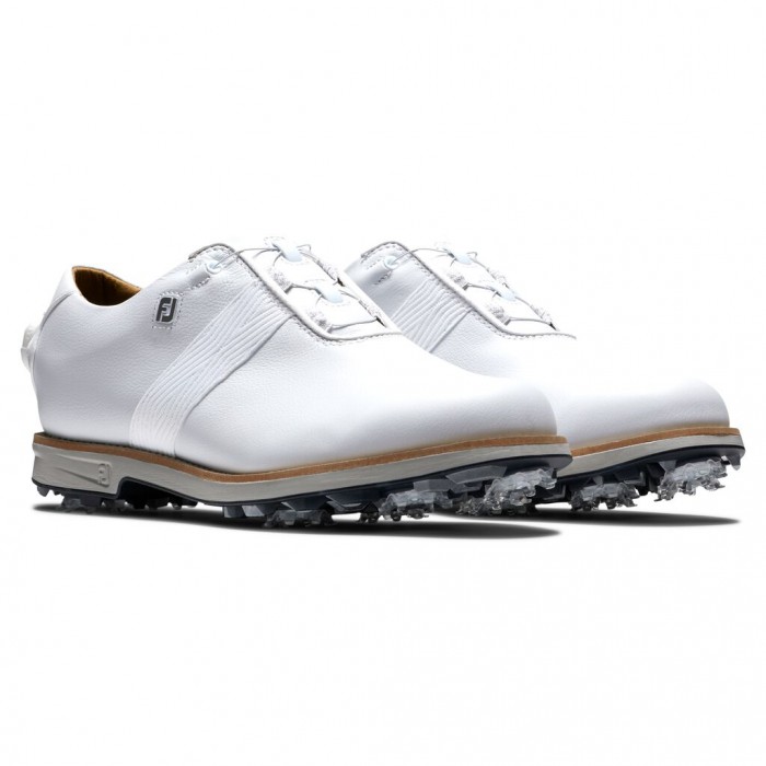 Zapatos Golf Con Pinchos Footjoy Premiere Series BOA Mujer Blancas | ES6051384