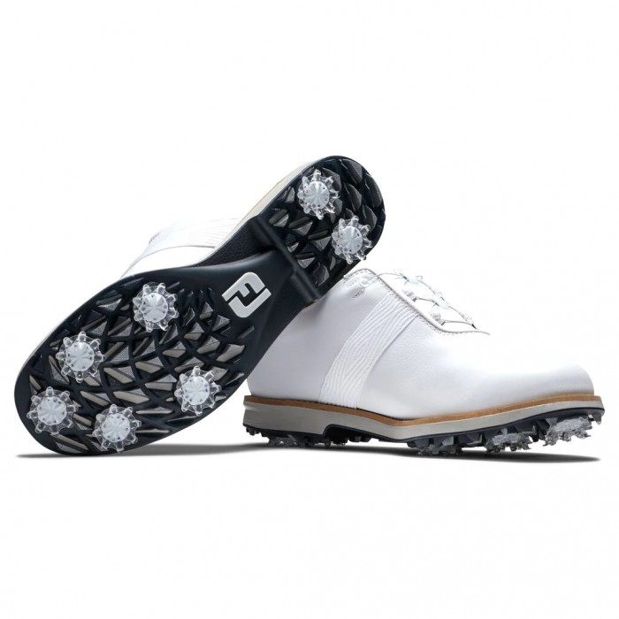 Zapatos Golf Con Pinchos Footjoy Premiere Series BOA Mujer Blancas | ES6051384