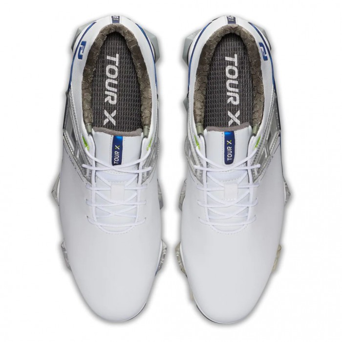 Zapatos Golf Con Pinchos Footjoy Tour X Hombre Blancas Azul Marino | ES5261934