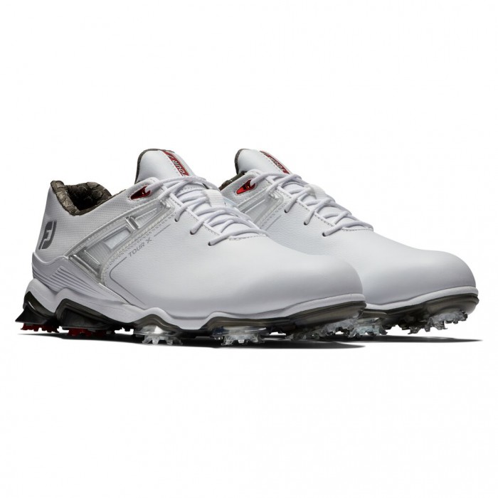 Zapatos Golf Con Pinchos Footjoy Tour X Hombre Blancas Rojas | ES5832167