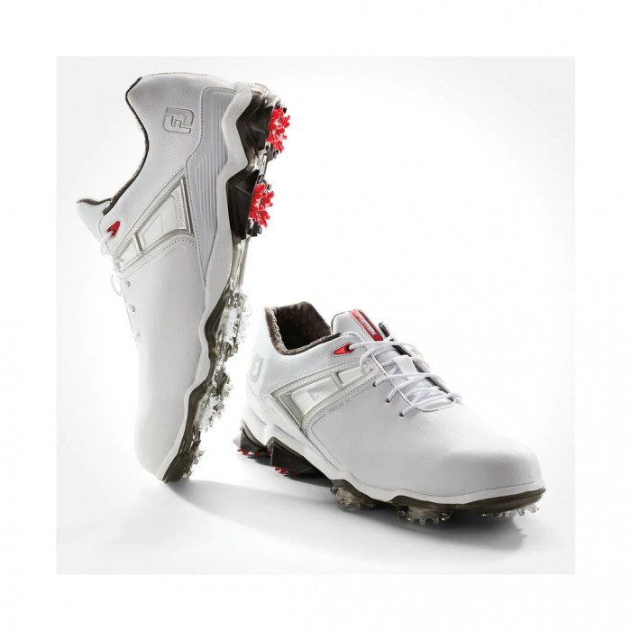 Zapatos Golf Con Pinchos Footjoy Tour X Hombre Blancas Rojas | ES5832167