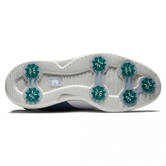 Zapatos Golf Con Pinchos Footjoy Traditions Hombre Blancas Azul Marino | ES0514678