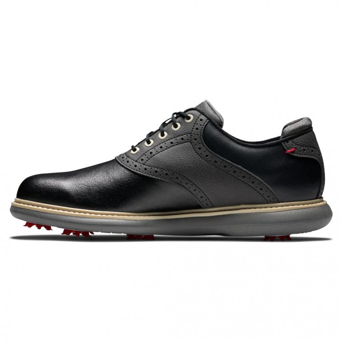 Zapatos Golf Con Pinchos Footjoy Traditions Hombre Negras | ES1204638