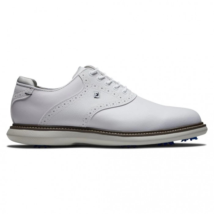 Zapatos Golf Con Pinchos Footjoy Traditions Hombre Blancas | ES2593618