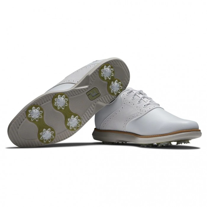 Zapatos Golf Con Pinchos Footjoy Traditions Mujer Blancas | ES4603279