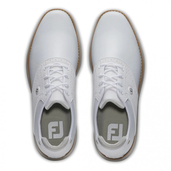 Zapatos Golf Con Pinchos Footjoy Traditions Mujer Blancas | ES4603279