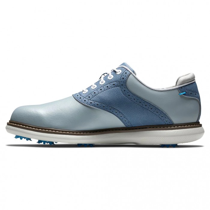 Zapatos Golf Con Pinchos Footjoy Traditions Hombre Gris Azules | ES6183290